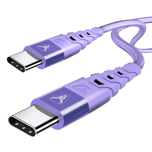 iSOUL Nylon-Braided USB-C To USB-C Cable PD 3.1A Type C Fast Charging Cable - TradeNRG UK